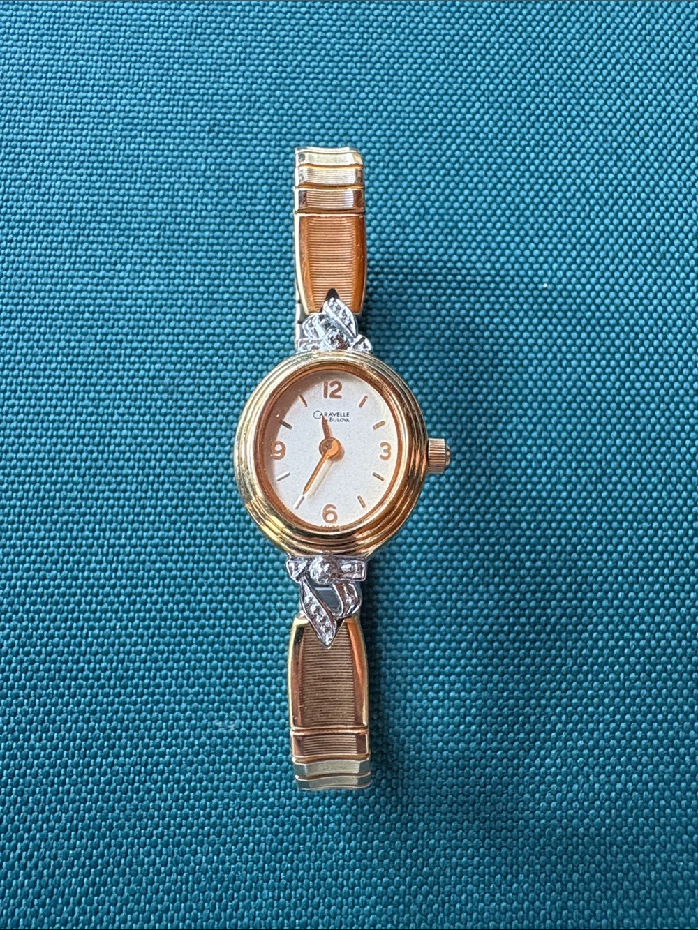 Caravelle Women's Gold and Silver-Tone Dress Watch